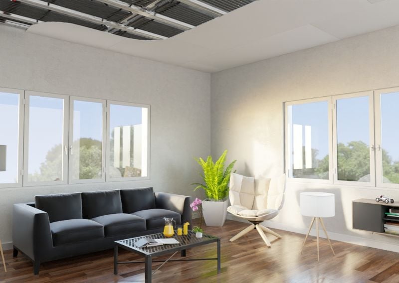 Drywall with metal substructure