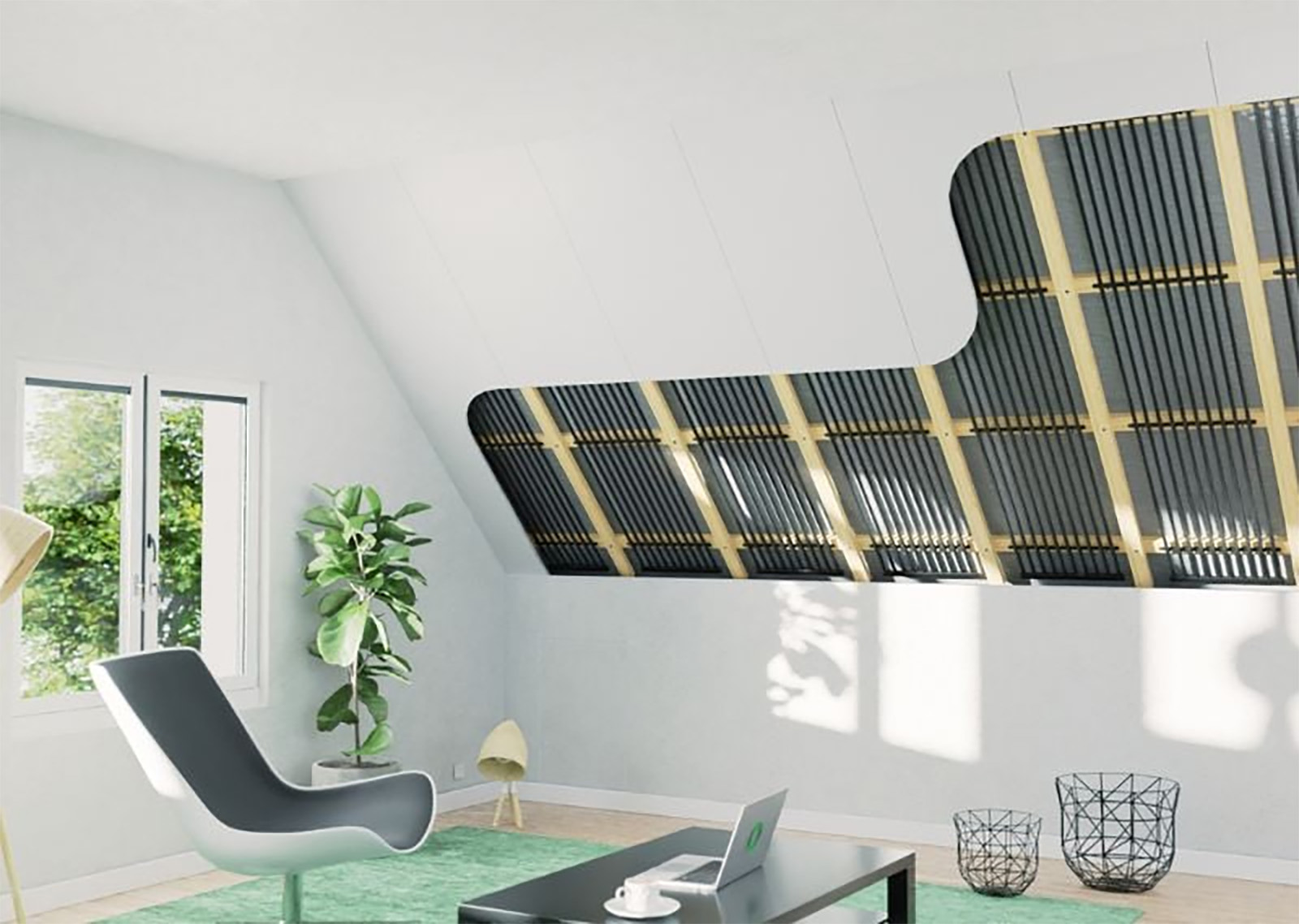 Flächenkühlsystem für die Decke